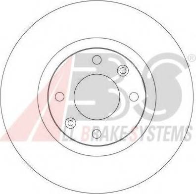 A.B.S. 17338 OE - Brake Disc autospares.lv