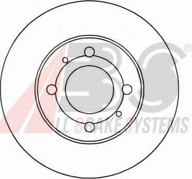 A.B.S. 15047 OE - Brake Disc autospares.lv