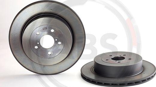 A.B.S. 09.7813.11 - Brake Disc autospares.lv