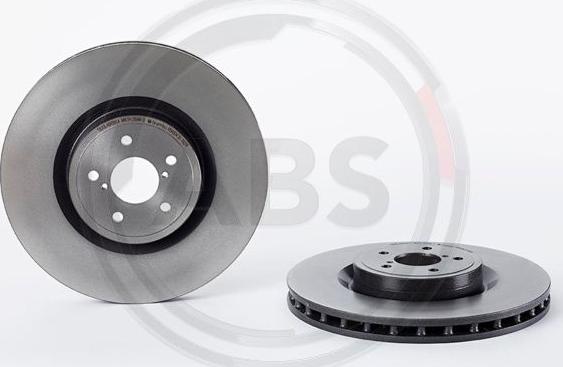 A.B.S. 09.7812.11 - Brake Disc autospares.lv