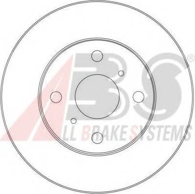 A.B.S. 17027 OE - Brake Disc autospares.lv