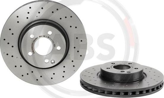 A.B.S. 09.A621.31 - Brake Disc autospares.lv