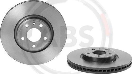 A.B.S. 09.B972.11 - Brake Disc autospares.lv