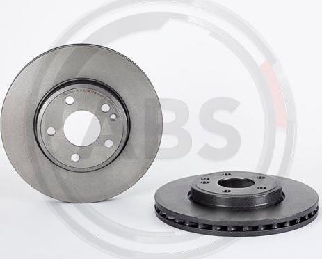 A.B.S. 09.B436.41 - Brake Disc autospares.lv