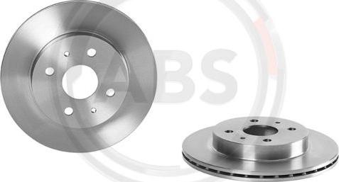 A.B.S. 09.B523.10 - Brake Disc autospares.lv