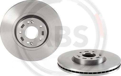 A.B.S. 09.B614.10 - Brake Disc autospares.lv