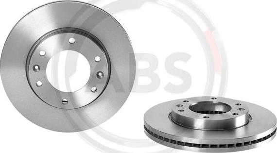 A.B.S. 09.B611.10 - Brake Disc autospares.lv