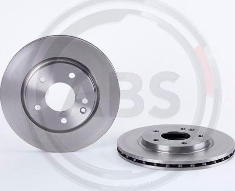 A.B.S. 09.B843.10 - Brake Disc autospares.lv