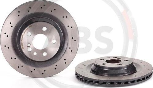 A.B.S. 09.B842.21 - Brake Disc autospares.lv