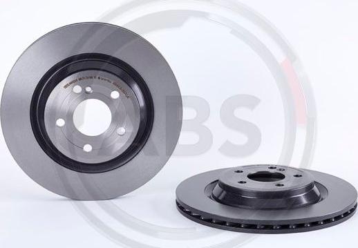 A.B.S. 09.B743.41 - Brake Disc autospares.lv