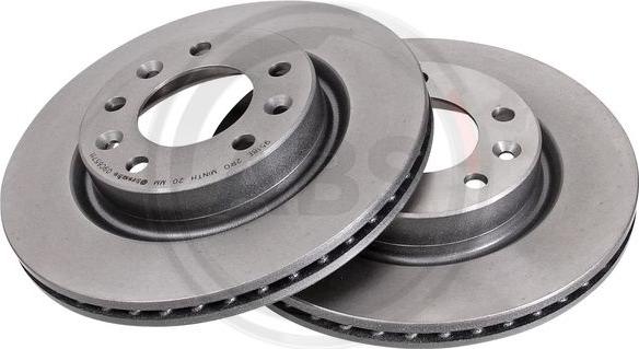 A.B.S. 09.C657.11 - Brake Disc autospares.lv