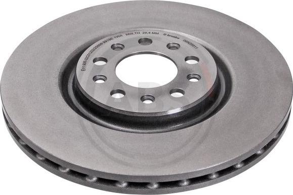 A.B.S. 09.N268.11 - Brake Disc autospares.lv