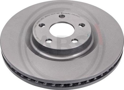 A.B.S. 09.N284.21 - Brake Disc autospares.lv