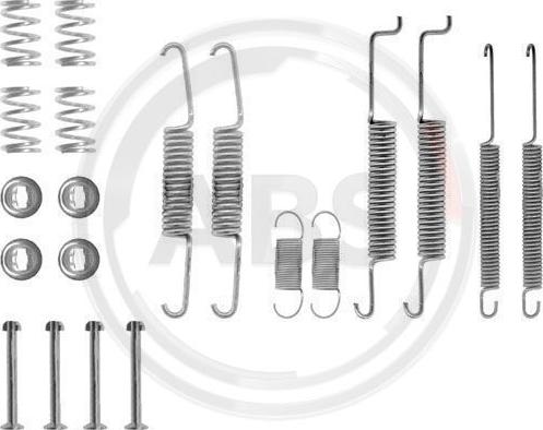 A.B.S. 0597Q - Accessory Kit, brake shoes autospares.lv