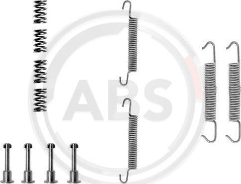 A.B.S. 0621Q - Accessory Kit, parking brake shoes autospares.lv