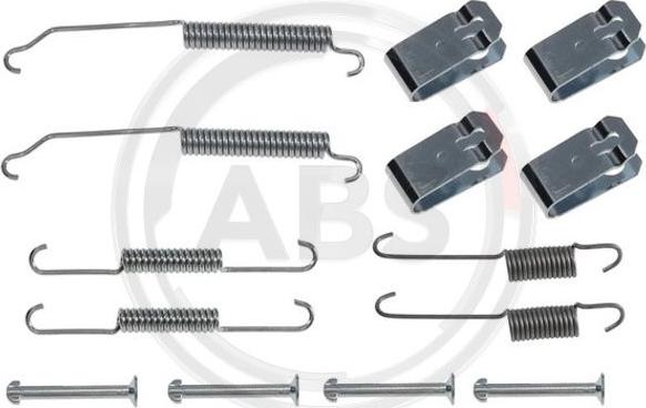 A.B.S. 0015Q - Accessory Kit, brake shoes autospares.lv