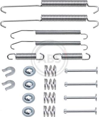 A.B.S. 0033Q - Accessory Kit, brake shoes autospares.lv