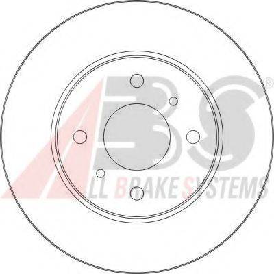 A.B.S. 17010 OE - Brake Disc autospares.lv