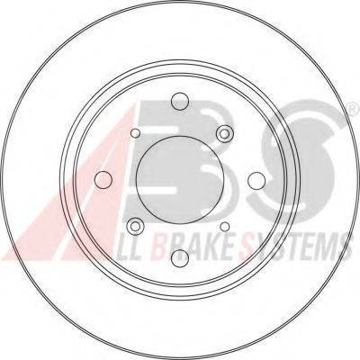 A.B.S. 16206 OE - Brake Disc autospares.lv