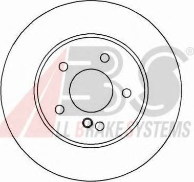 A.B.S. 16571 OE - Brake Disc autospares.lv