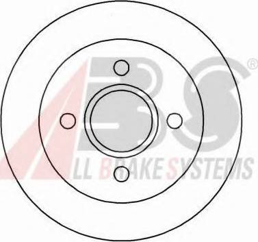 A.B.S. 16375 OE - Brake Disc autospares.lv