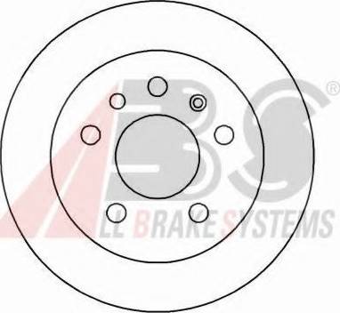 A.B.S. 15818 OE - Brake Disc autospares.lv