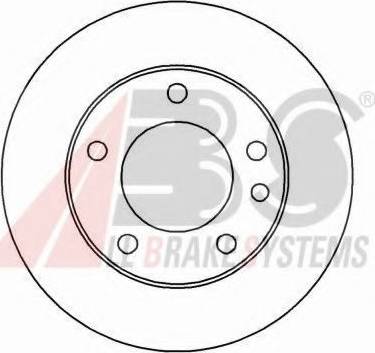 A.B.S. 15734 OE - Brake Disc autospares.lv