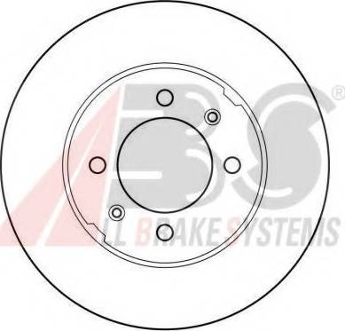 A.B.S. 15605 OE - Brake Disc autospares.lv