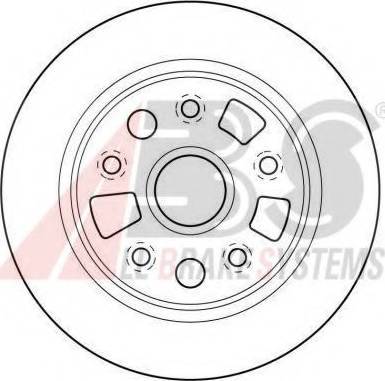 A.B.S. 16055 OE - Brake Disc autospares.lv