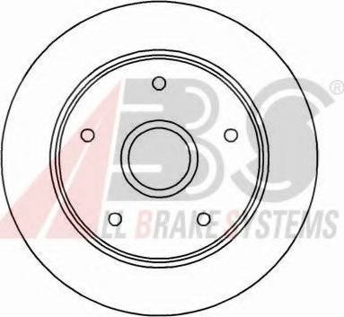 A.B.S. 16296 OE - Brake Disc autospares.lv