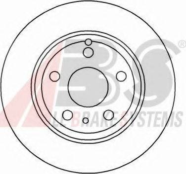 A.B.S. 16237 OE - Brake Disc autospares.lv