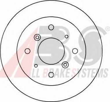 A.B.S. 15628 OE - Brake Disc autospares.lv