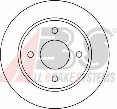 A.B.S. 16211 OE - Brake Disc autospares.lv