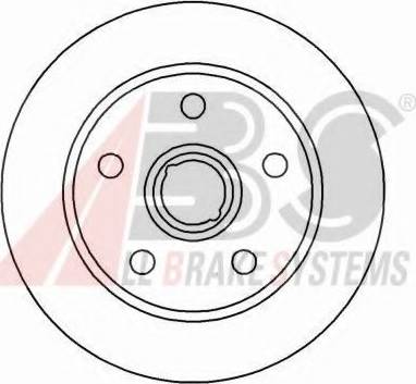 A.B.S. 15826 OE - Brake Disc autospares.lv