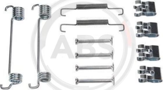 A.B.S. 0851Q - Accessory Kit, parking brake shoes autospares.lv