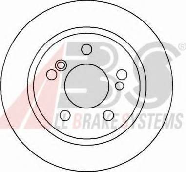 A.B.S. 16108 OE - Brake Disc autospares.lv