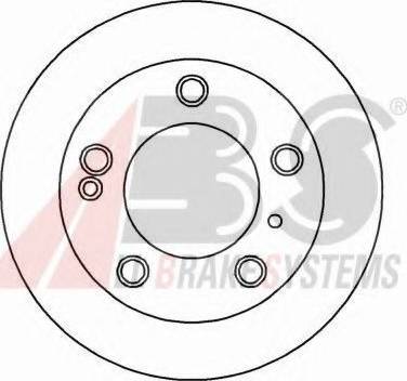 A.B.S. 16053 OE - Brake Disc autospares.lv