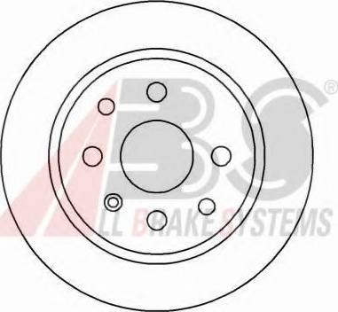 A.B.S. 16092 OE - Brake Disc autospares.lv