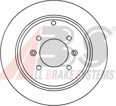 A.B.S. 16647 OE - Brake Disc autospares.lv