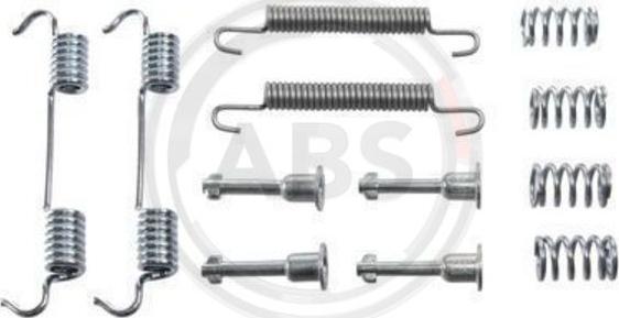 A.B.S. 0801Q - Accessory Kit, parking brake shoes autospares.lv