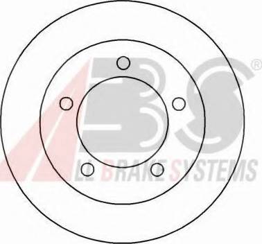 A.B.S. 15026 OE - Brake Disc autospares.lv