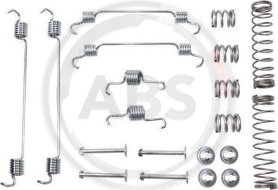 A.B.S. 0835Q - Accessory Kit, brake shoes autospares.lv