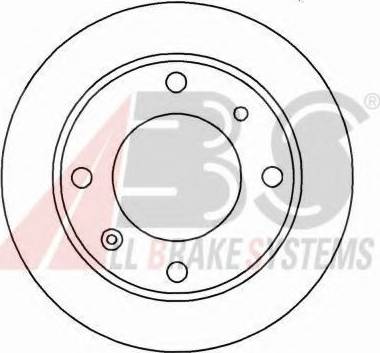 A.B.S. 15415 OE - Brake Disc autospares.lv