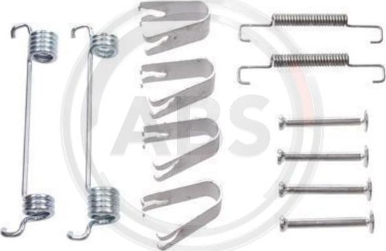 A.B.S. 0875Q - Accessory Kit, parking brake shoes autospares.lv