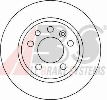 A.B.S. 16489 OE - Brake Disc autospares.lv