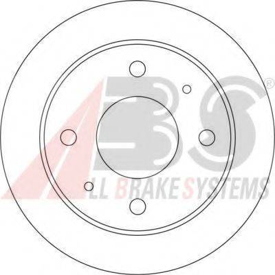 A.B.S. 17209 OE - Brake Disc autospares.lv