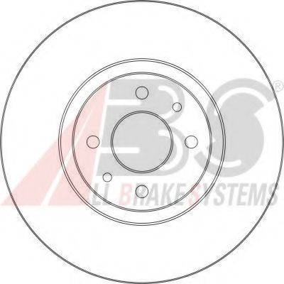 A.B.S. 17031 OE - Brake Disc autospares.lv