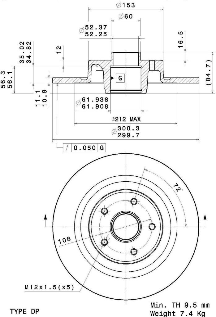 A.B.S. 08.A239.20 - Brake Disc autospares.lv