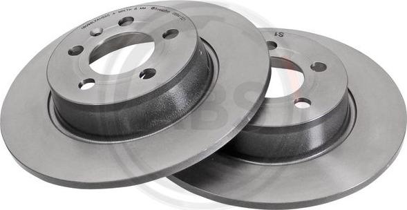 A.B.S. 08.B413.21 - Brake Disc autospares.lv