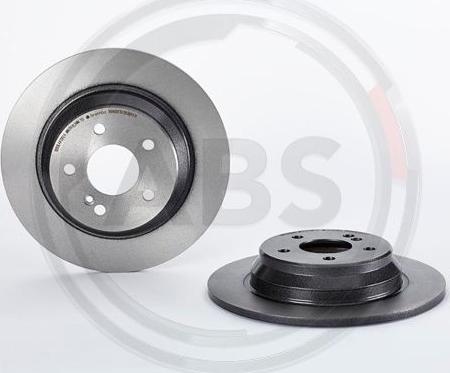 A.B.S. 08.B844.11 - Brake Disc autospares.lv